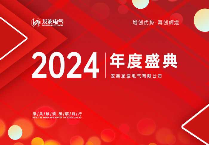“金蛇啟運 筑夢前行”龍波電氣2024年度盛典 圓滿成功！